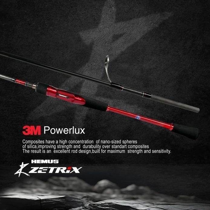 

Terlaris Joran Spinning Hemus Zetrix Carbon Dan Ring Fuji