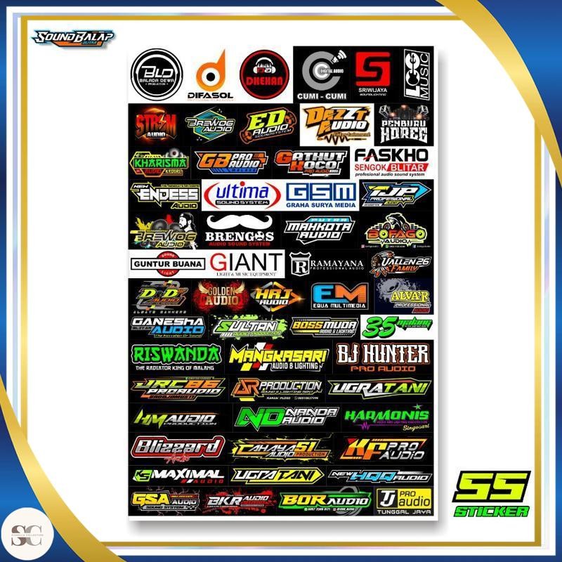 

[Termurah] Sale Stiker Sound System Vynil Anti Air Isi 63/56/55 Sticker - Faskho Brewog Brengos Bj Hunter Katun Cotton Combed 30S Fashion Distro Premium Ae13