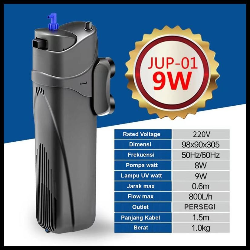 SUNSUN JUP 01 02 POMPA FILTER UV AQUARIUM LAMPU UV AQUARIUM INTERNAL