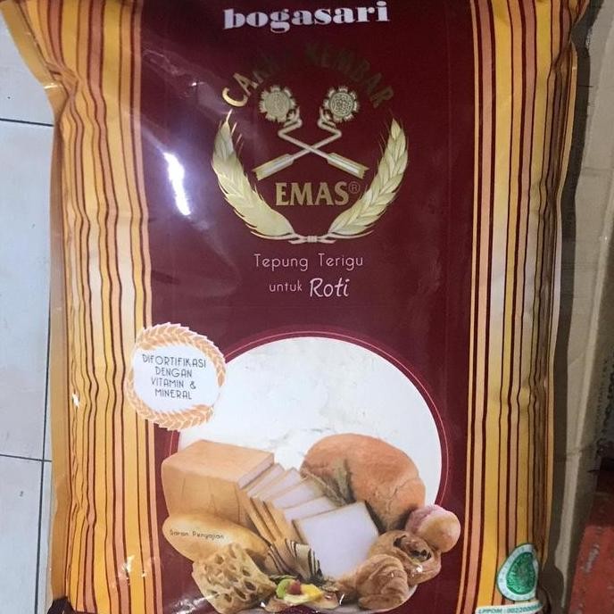 

Terlaris Tepung Cakra Kembar Emas Roti 5Kg - Gosend/Grab Only!!!