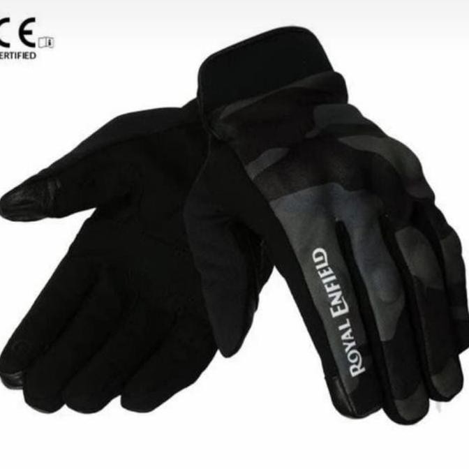 ready Sarung Tangan Glove Royal Enfield Enduro Camo Ori