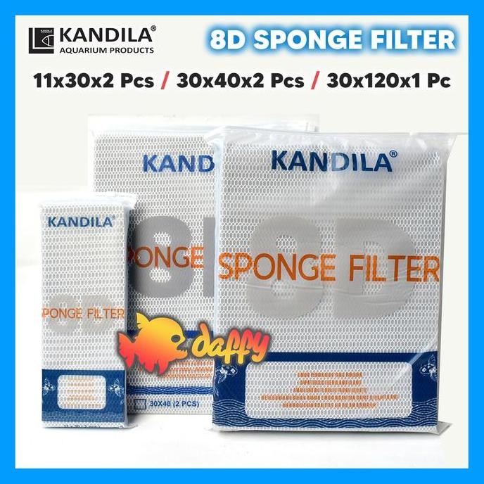 Terlaris Kandila Sponge Filter 8D Honeycomb Filter Akuarium Kolam