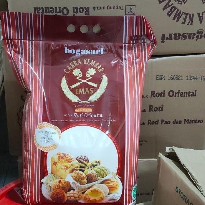 

Terlaris Cakra Kembar Emas Premium Roti Oriental 5 Kg