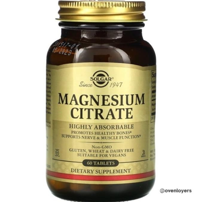 Solgar Magnesium Citrate 60 Tablets