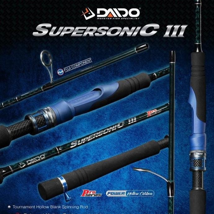 

Terlaris Joran Pancing Daido Supersonic Iii Carbon 180Cm Fuji Super Sonic
