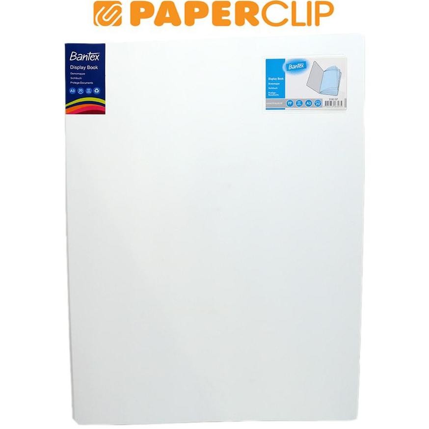 

LINDU DISPLAY BOOKS / CLEAR HOLDER BANTEX 3163 A3/20 07 WHITE