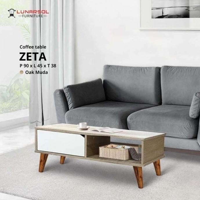 

Terlaris Meja Kopi / Coffee Table / Meja Sofa / Meja Tamu / Lunarsol Zeta
