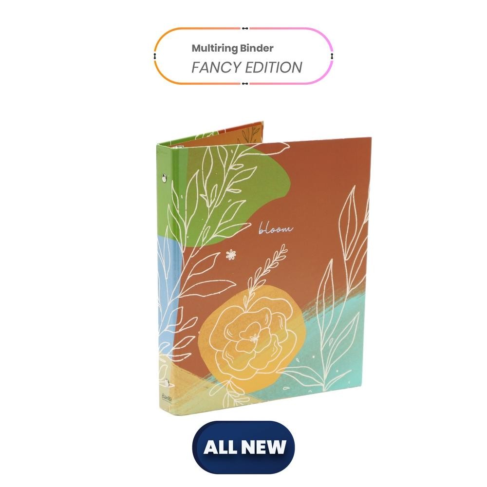 

LINDU Bantex Binder B5 25mm 26 Ring Fancy Bloom 1328 53