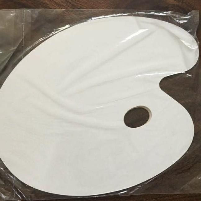 

KA Palet Lukis Kayu oval V-tec wood palette