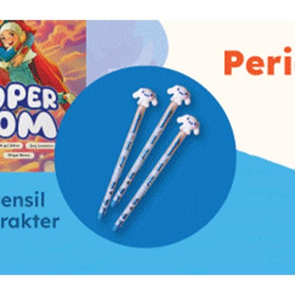 

[Pastel Books] TIDAK DIJUAL PENSIL KARAKTER HEWAN - MP