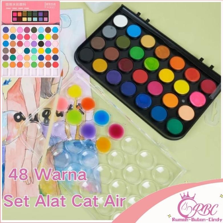 

KA [Penjual Lokal] cat akrilik set 48 Warna + 1 pulpen / cat air anak / Cat Akrilik Kanvas Lukisan Kanvas Cat Cat Akrilik