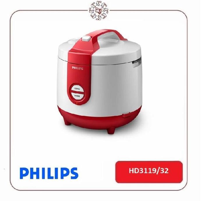 siap kirim] Rice Cooker 2L, Basic Red#PHI-HD3119/32
