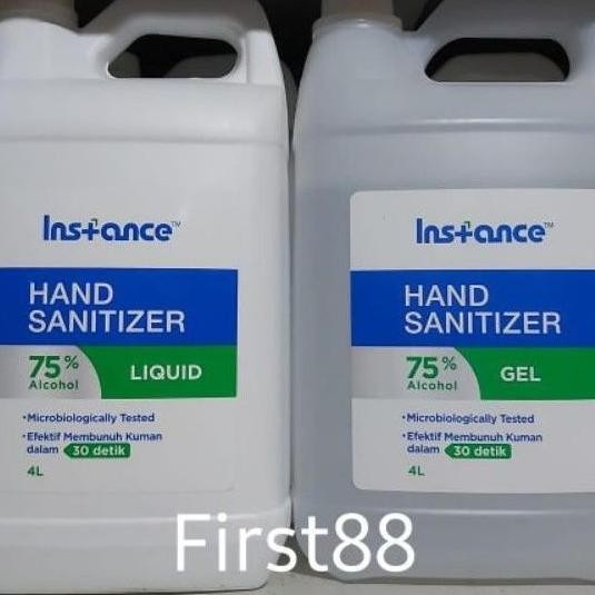 HAND SANITIZER INSTANCE  - PRODUKSI PT.KINO - ISI 4 LITER