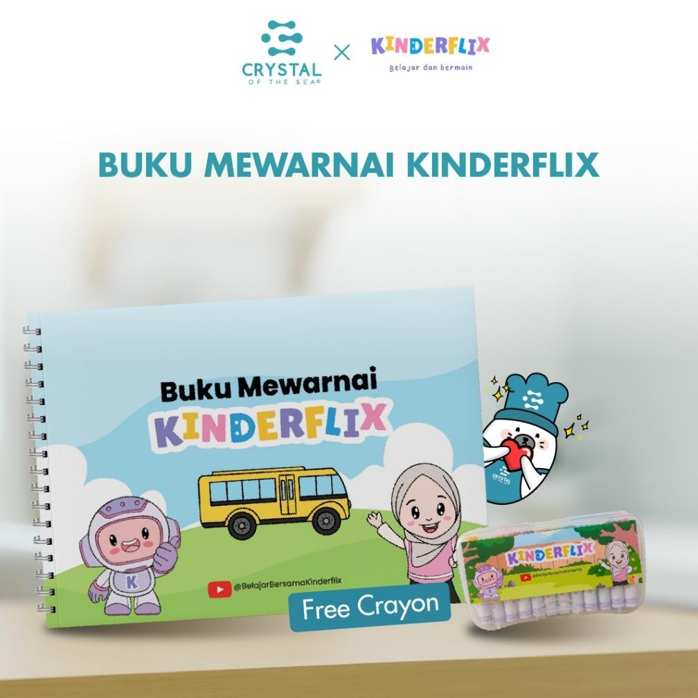 

LINDU Buku Mewarnai Kinderflix - Bersama Kak Nisa dan Kippy (Bonus Crayon dan Kartu Ucapan)