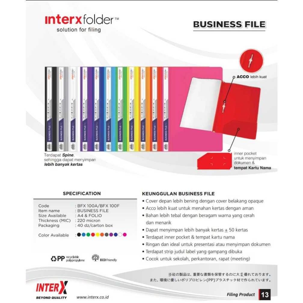 

Dwl-49 An85 Pk32 12Pcs Business File A4 F4 Map Snell Map Bening Jepit Plastik Acco Lentur Bisnis Interx Viral Premium