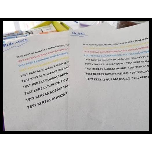 

Terlaris Kertas Buram A4 Polos (Tanpa Merk) Good Quality