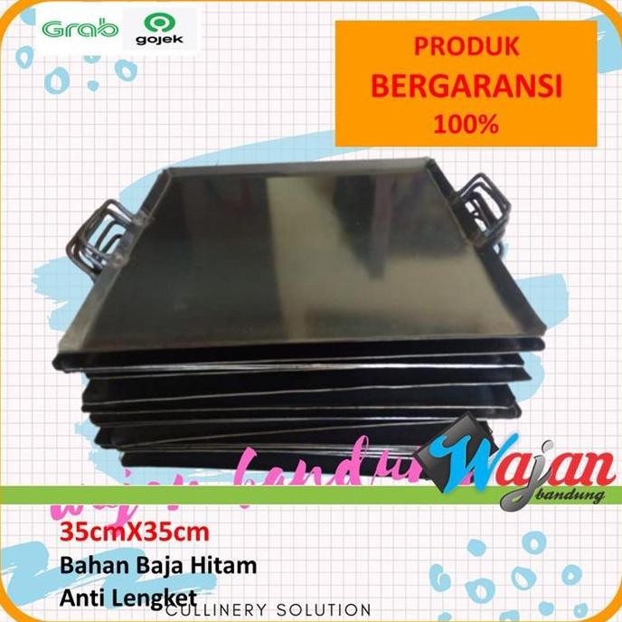 TERMURAH - Alat pemanggang Wajan Roti Bakar dan sosis bakar Baja Bandung Surabaya Kediri Yogyakarta 