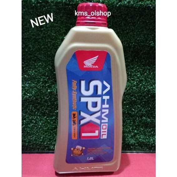 TERMURAH Oli AHM SPX1 SPX 1 10W-30 1200ml Pelumas Mesin Motor Honda 1.2 Liter Original Siap kirim