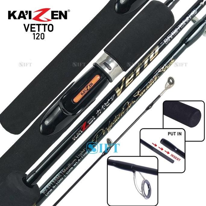 

Terlaris Joran Kaizen Vetto 120 135 150 165 180 | Solid Tip Carbon | Kolam Harian Galatama