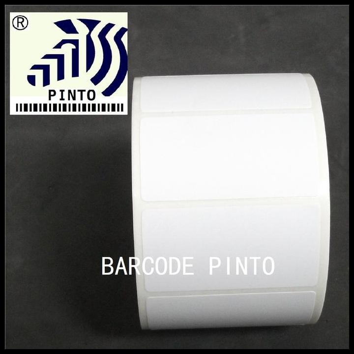 

Terlaris 50X30Mm 1000Pcs Thermal Gap3Mm 1Line Core1" Label Sticker Barcode Good Quality