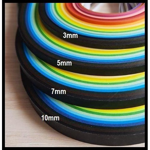 

Terlaris Quilling Strips - Kertas Quiiling Panjang 39Cm (260Pcs) Good Quality