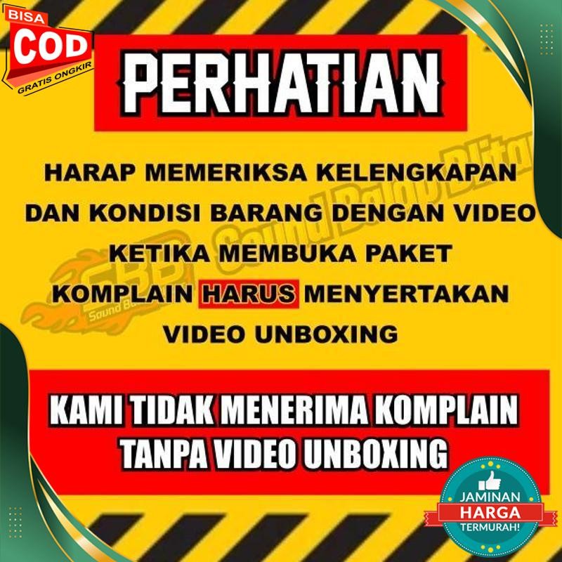 

[Termurah] Sale Stiker Sound System Vynil Doff Jeruk Anti Air - Isi 28/25/26/31/32 - Brewog Brengos K5 Maximal Hrj Riswanda Katun Cotton Combed 30S Fashion Distro Premium Iz49