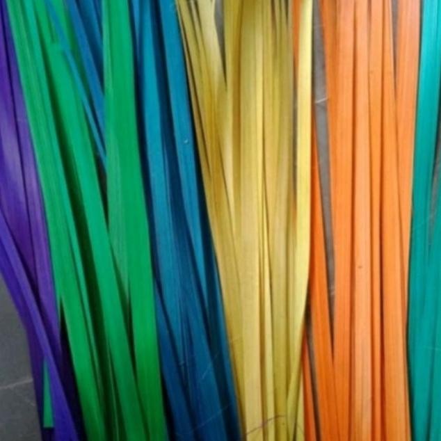 

100 PCS Bahan Anyaman Bambu / Iratan Bambu Anyaman Ayaran Prakarya