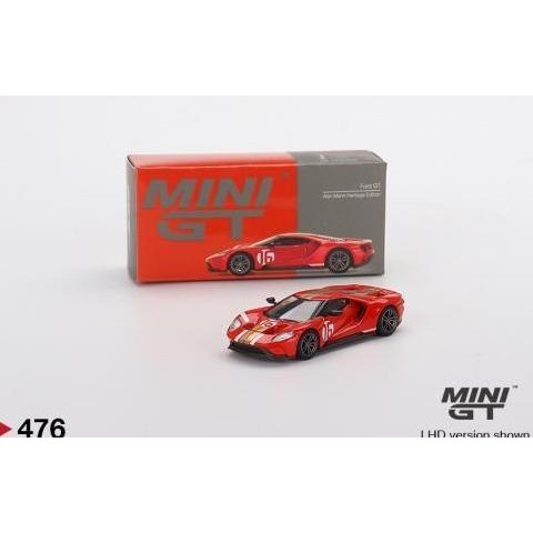 MINIGT 476 FORD GT ALAN MANN HERITAGE EDITION DIECAST MINIATUR MGT