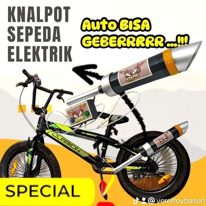 . Knalpot sepeda anak suara moge zx250r/knalpot sepeda elektrik/knalpot racing sepeda