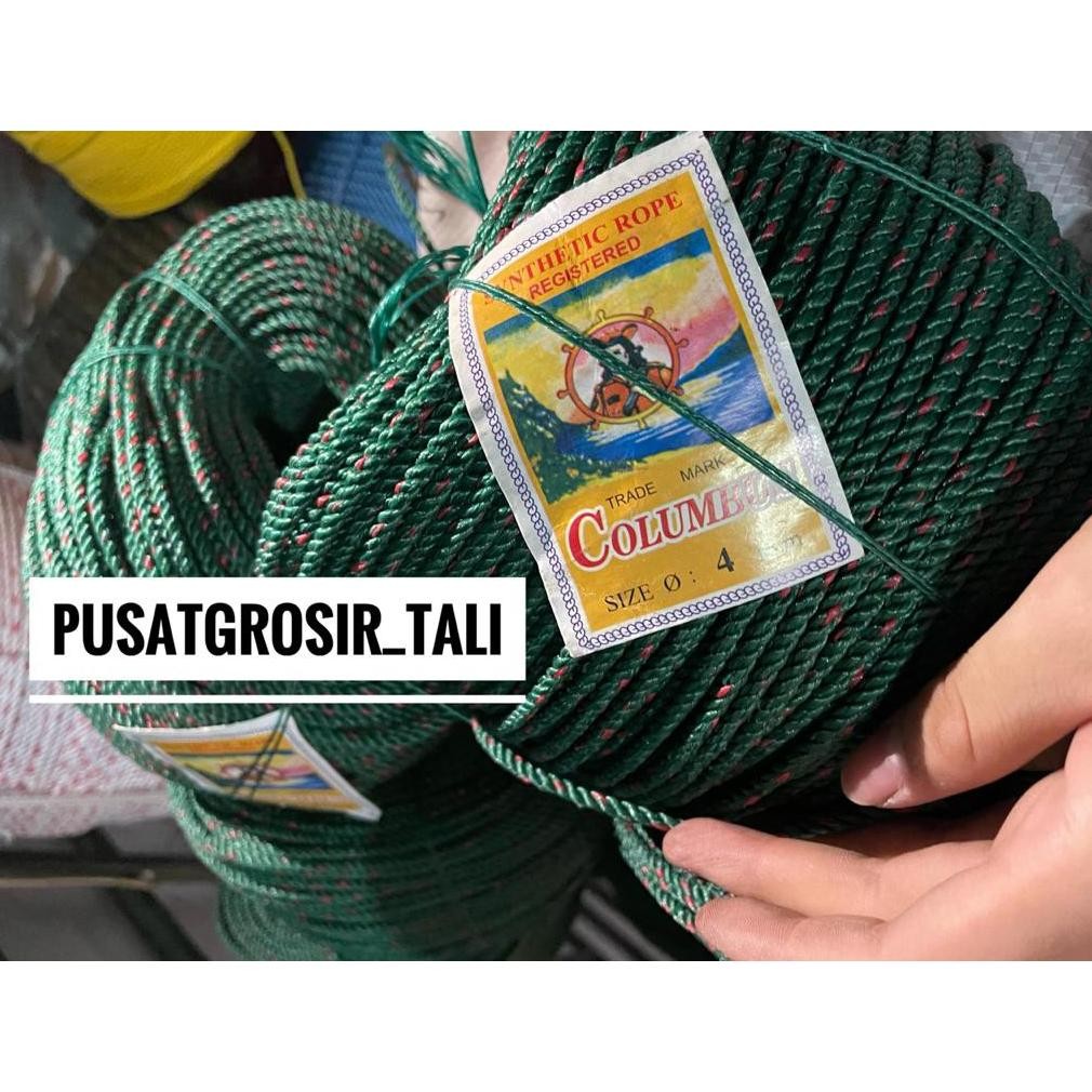 

Tw39 Hjg-7 Cod Tali 4Mm / Tali Tambang 4Mm Pe 1 Rol Merk Colombus Murah Bagus Hemat Original Tw39