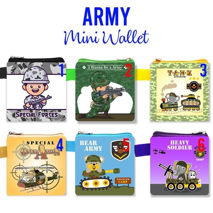 Ready oke] Army Camouflage Bape Dompet Mini Wallet Case Pouch Sling Bag Tas Selem