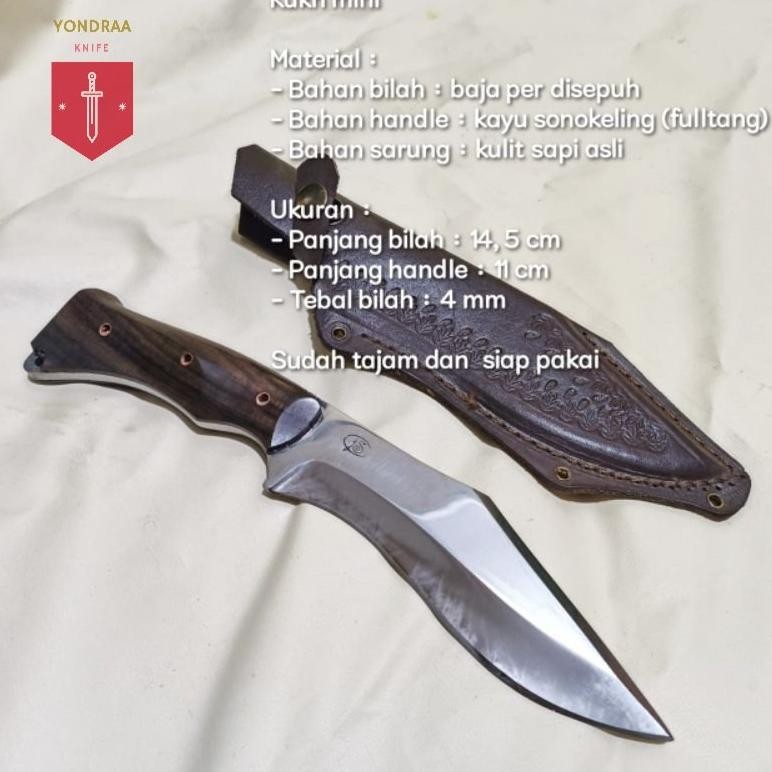 TOP  PISAU BUSHCRAFT FULLTANG