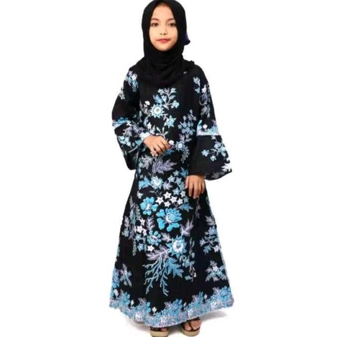 Tersedia Gaun batik anak perempuan umur 3 sampai 10 tahun Baju