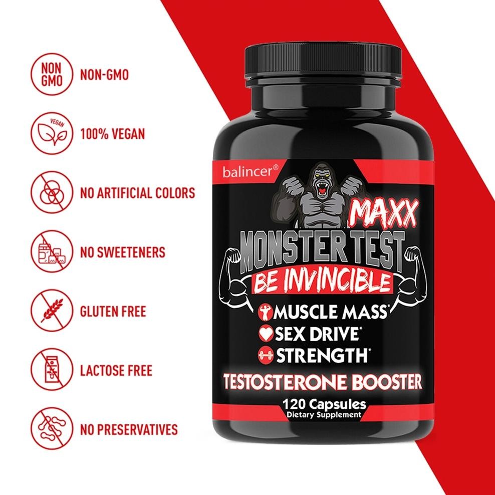 Suplemen Herbal Kesehatan Pria 30/60/120 Kapsul Ekstrak Tongkat Ali