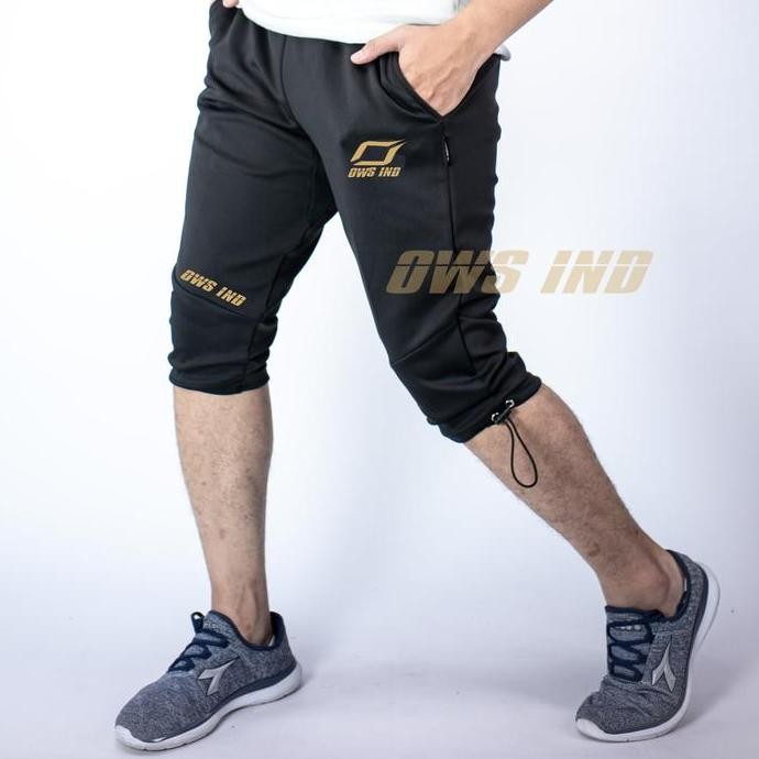 Terbaru Celana Pendek Olahraga Pria Unisex/Celana 3/4 Olahraga Training Basic