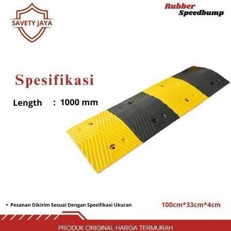 Promo Polisi Tidur 100CM Karet Rubber Speed Hump Polisi Tidur Karet Ru