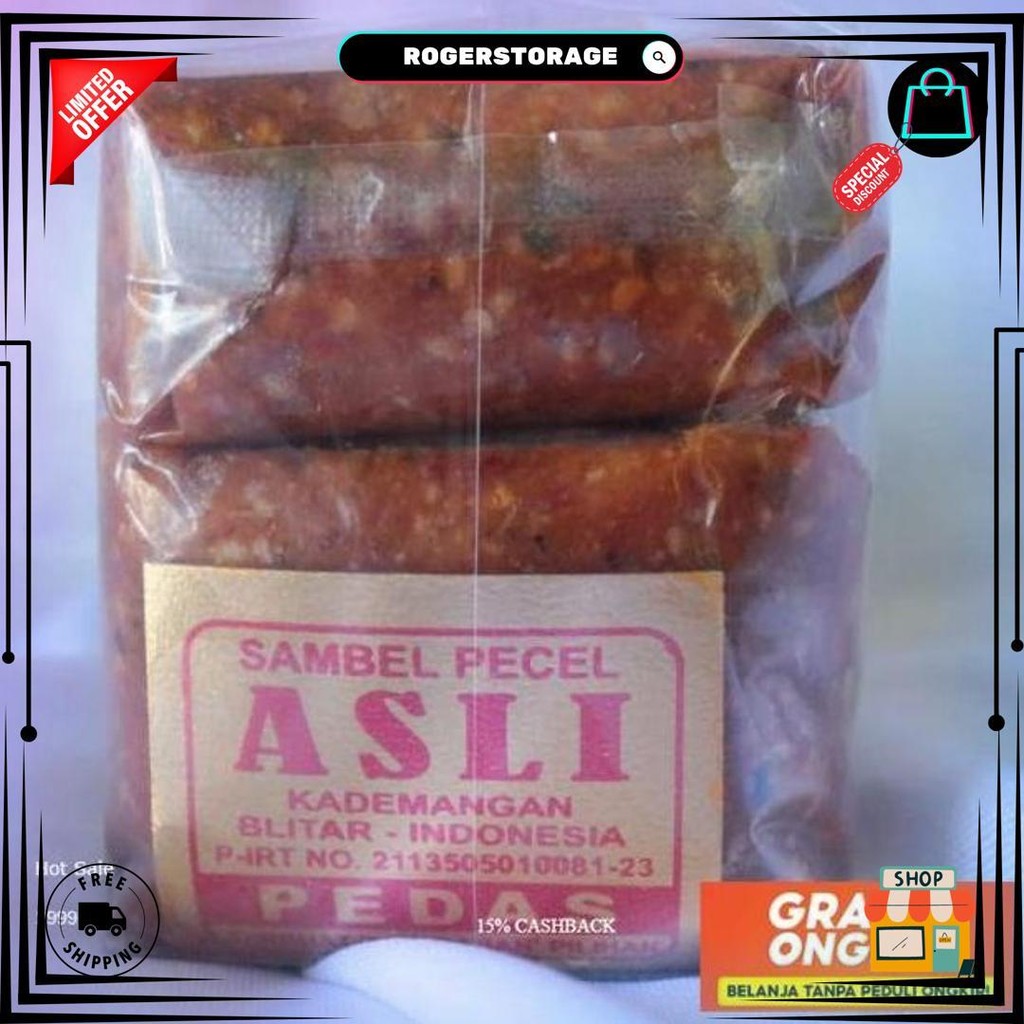 

Bisa Cod Sambel Pecel Asli Blitar 840 Gram
