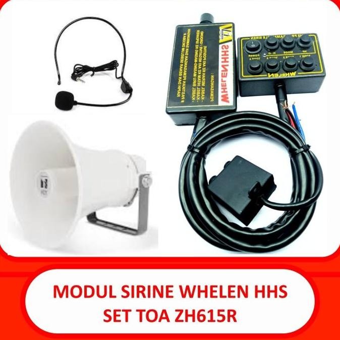 whelen hhs aux mic 60 watt set toa 15 watt