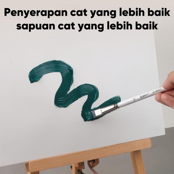 

ready !!! GIORGIONE 10Pcs Kuas Lukis Cat Brush Set Painting Nylon (SIZE 1,2,3,4,5,6,7,8,9,10)