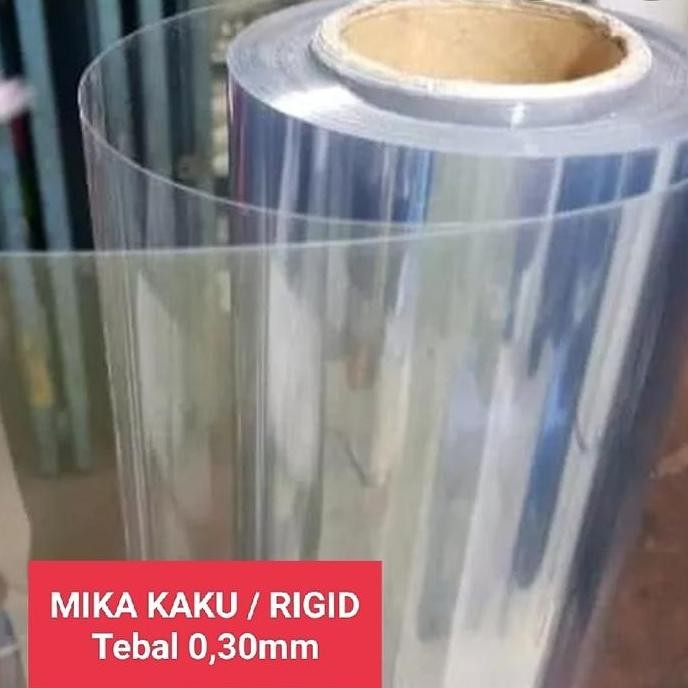 

ready Plastik Mika Kaku 0,30mm lebar bahan 137cm 100cm