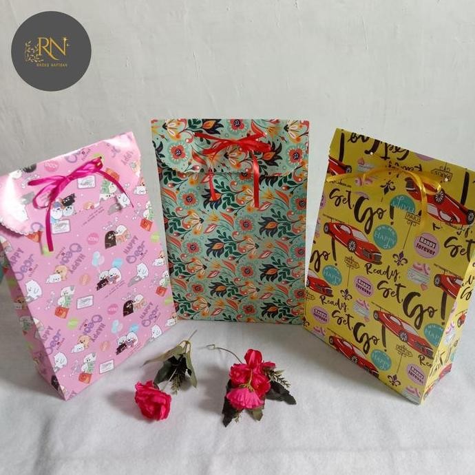

ready kantong kado instan uk besar isi 6/bungkus kado siap pakai