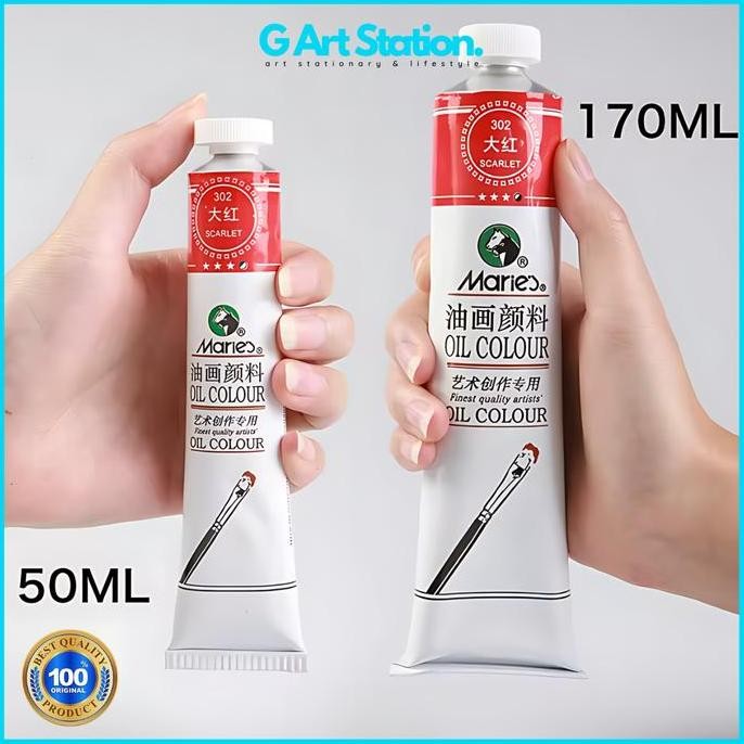 

ready !!! MARIES Oil Painting / Oil Colour / Cat Minyak 170ML - Varian 2