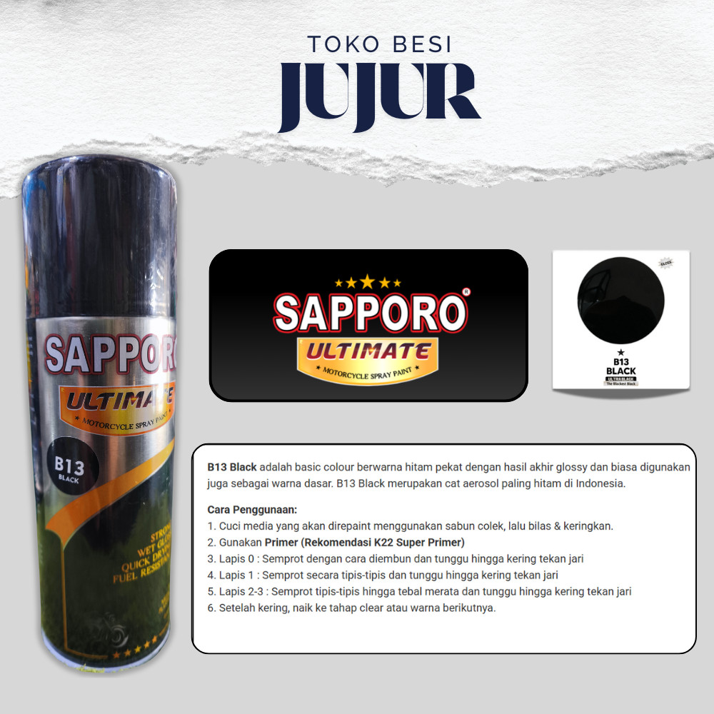 Sapporo Ultimate Black B13