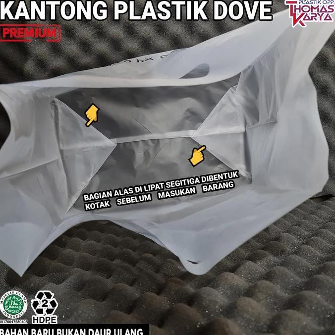 

ready Kantong Plastik Dove 20x30 Motif THANK YOU PUTIH isi 50 Tas Souvenir Tali Thinwall Persegi Panjang 1000ml Gift Hampers Pink