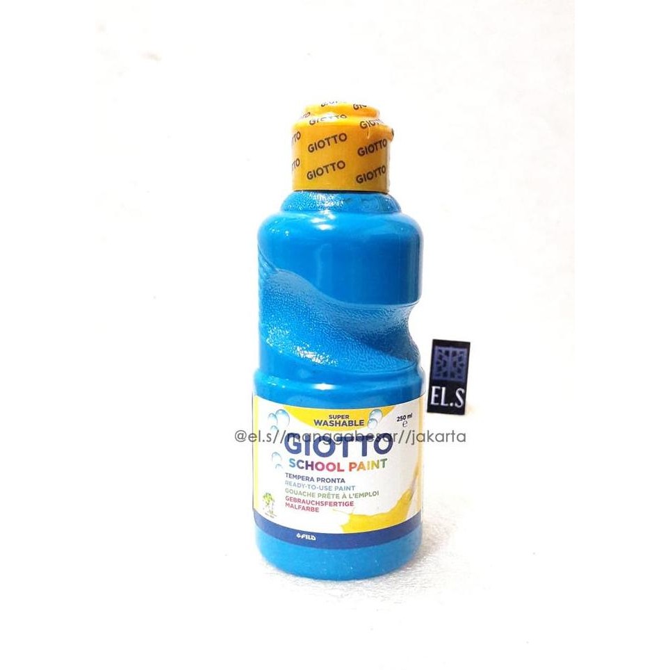 

ready !!! Giotto School Paint Cyan 250 ml ( Cat Poster )