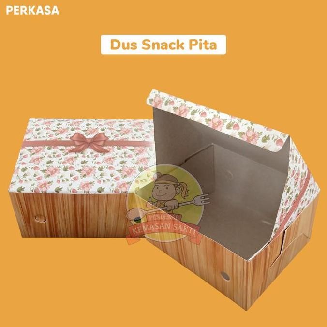 

ready Dus Snack 12x12 Printing / Dus Kue 250 gsm isi 100 pcs / Dus Hidangan