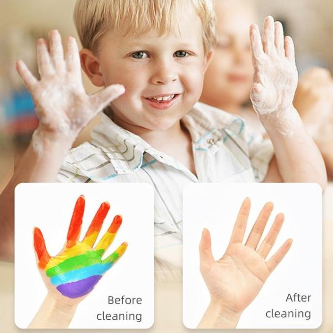 

ready !!! Mideer Washable Finger Paint Non Toxic Hand Painting Cat Tangan