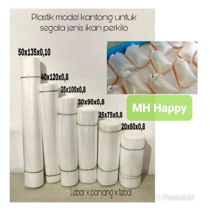 ready Plastik PE Tebal 0,8. Plastik Tebal Packing ikan