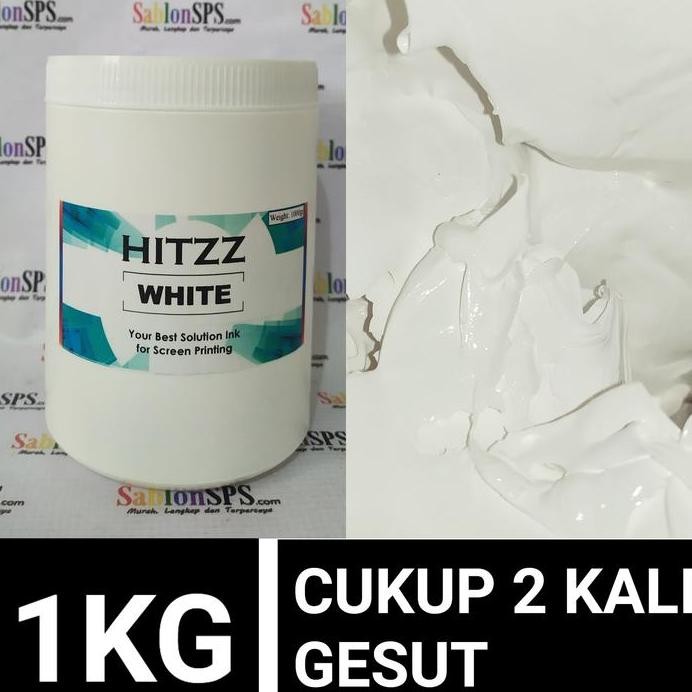 

ready !!! TINTA PLASTISOL PUTIH DISTRO CLOTHING 1KG