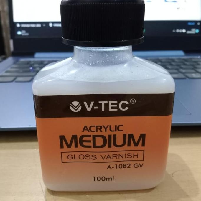 

ready !!! V-TEC ACRYLIC MEDIUM GLOSS VARNISH A-1082 GV/100ML